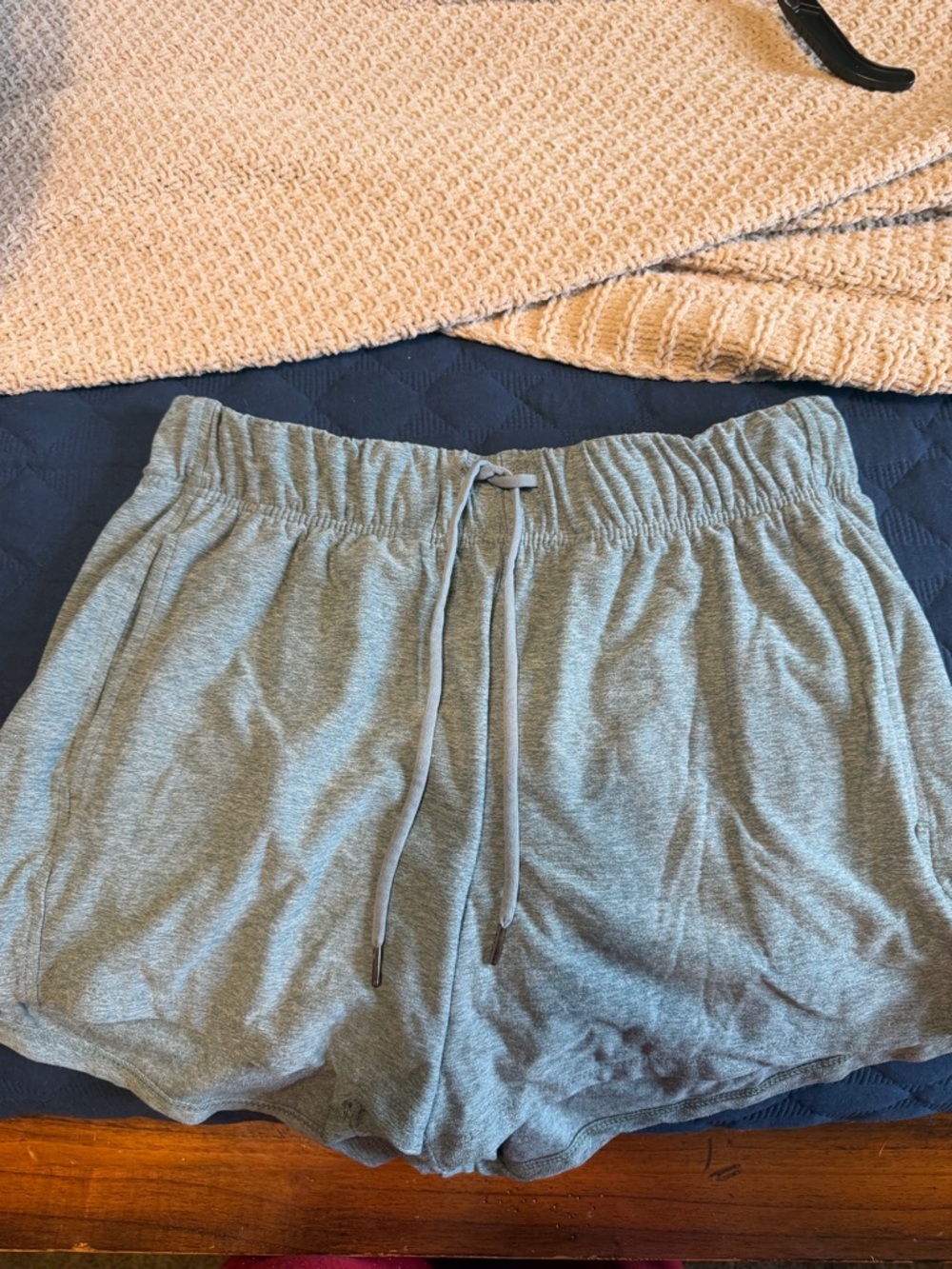 Comfort Stretch Women's Drawstring Shorts - Gray